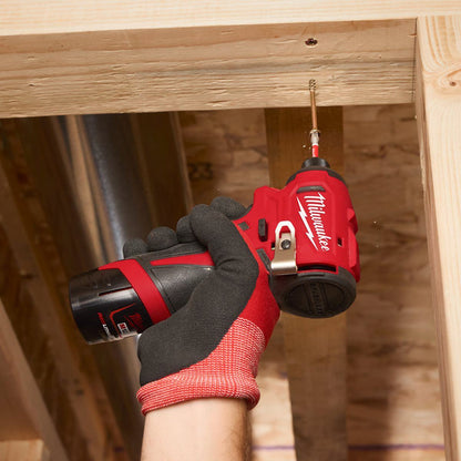 Milwaukee M12BLIDRC-0 12V Brushless Compact Impact Driver with 1 x 5.0Ah Battery & Charger