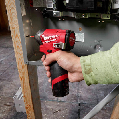 Milwaukee M12FID2-0 12V Brushless Impact Driver with 1 x 2.0Ah Battery Charger & Bag