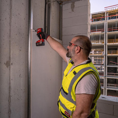 Milwaukee M18BLIDRC-0 18V Brushless 1/4" Impact Driver  with 1 x 5.0Ah Battery Charger & Empty Tool Box