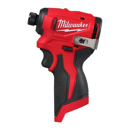 Milwaukee M12BLIDRC-0 12V Brushless Compact Impact Driver with 1 x 5.0Ah Battery & Charger